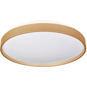Plafon LED 230VAC 36W 2160Lm 4000K Ø380x65mm - Dourado