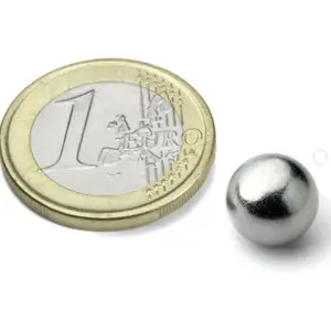Íman Neodymium (NdFeB) esfera N40 Ø10mm