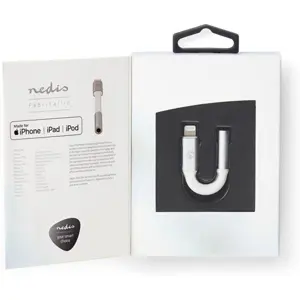 Adaptador de auscultadores Jack 3.5mm para Lightning (iPhone5/6/7/SE...)