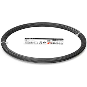 Rolo de filamento de impressão 3D em PLA de 1.75mm - Preto - 50g
