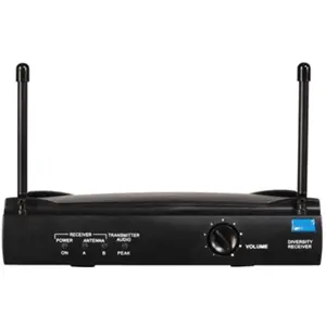 Sistema de microfone de mão sem fios com receptor UHF