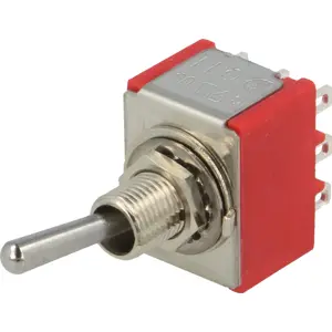 Interruptor de alavanca ON-OFF-ON 2A/250VAC (9 pinos)