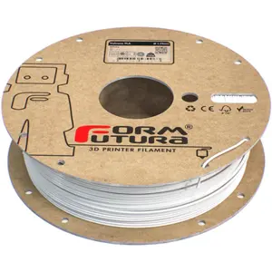 Rolo de filamento de impressão 3D em PLA alta-temperatura de 1.75mm - Branco - 750g
