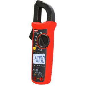 Pinça amperimétrica (400Aac 600Vac/dc 40MΩ Cap. °C T-RMS Auto-Range Min/Max NCV)