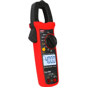 Pinça amperimétrica (400Aac/dc 600Vac/dc 40MΩ Cap. Hz T-RMS Auto-Range Min/Max NCV)