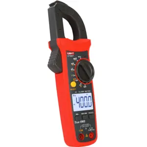 Pinça amperimétrica (400Aac 600Vac/dc 40MΩ Cap. °C T-RMS Auto-Range Min/Max NCV)