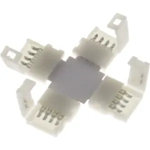 União 'X' para fitas de LED RGB do tipo SMD5050 de 10mm - HomePluss
