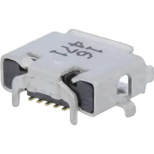 Ficha USB micro-AB (5 pin) para montagem SMT