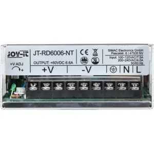 Fonte de alimentação industrial 60VDC 6.6A 400W p/ fonte de laboratório modular RD6006
