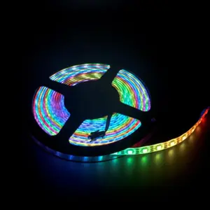 Fita de 60 LEDs RGB Endereçáveis SK6812 IP65 5VDC 18W/m - 1.0m