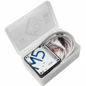 Módulo ECG basado en AD8232 con cables y electrodos adhesivos