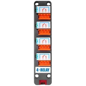 Módulo de 4 relés 250V/10A controlados por I2C
