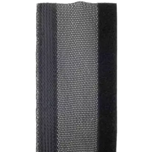 Manga de polyester com velcro para cabos Ø10-15mm 2.0m - preto