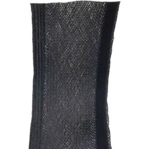 Manga de polyester com velcro para cabos Ø30-45mm 2.0m - preto