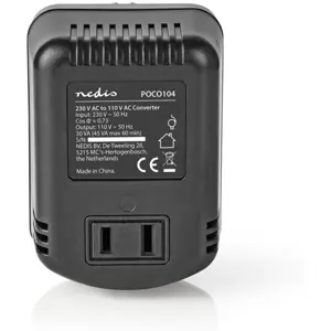 Conversor 230VAC ➝ 110VAC 30W (45VA Pico 60 Min.)