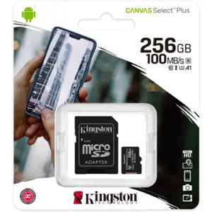 Cartão de memória MicroSDXC 256GB Classe 10 UHS-I + adaptador SD Canvas Select