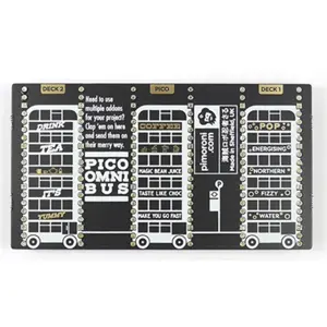 Placa para ligação de um Raspberry Pi Pico a 2 módulos