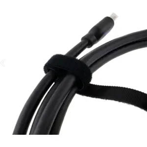 Fita velcro preta macho/fêmea 12.5mmx5m