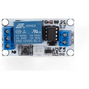 Módulo de relé 12VDC biestável de 1 canal c/ switch