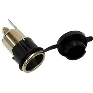 Ficha de mechero hembra con tapa para empotrar 12VDC 10A