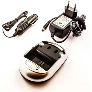 Carregador UNIVERSAL para baterias de câmaras - Li-ion - 12VDC / 230VAC