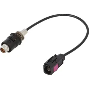 Adaptador auto-rádio para antena Fakra A fêmea -> RAKU II macho  - 0.15m