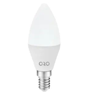 Lâmpada LED E14 C37 230V 8W 6500K (branco frio) 900lm