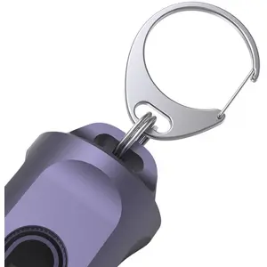 Lanterna LED UV + Cree XP-G3 em alumínio mini (porta-chaves) - 500lm