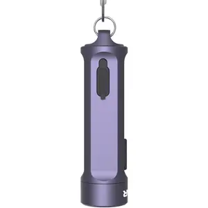 Lanterna LED UV + Cree XP-G3 em alumínio mini (porta-chaves) - 500lm