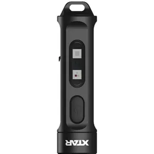 Lanterna LED RGB + UV + Cree XP-G3 em alumínio mini (porta-chaves) - 500lm
