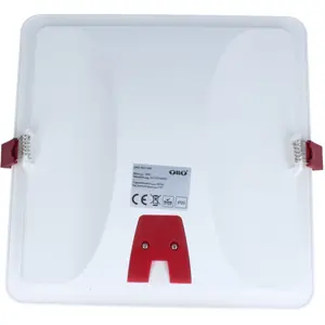 Downlight LED 230VAC 18W 1290lm 6000K 222x222x31mm (200x200mm) - com driver incorporado