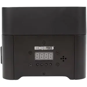 Projetor LED de chão/suspenso DMX 4x4W RGB-UV 230VAC c/ comando