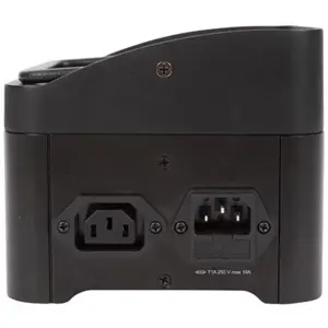 Projetor LED de chão/suspenso DMX 4x4W RGB-UV 230VAC c/ comando