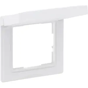 Espelho simples IP44 c/ tampa - Branco