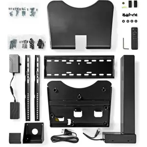Suporte de TV motorizado em altura 50-85cm para LCD 32'' a 65'' (81..165cm) c/ comando