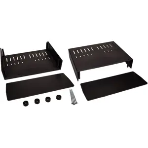 Caixa ventilada 296x218x120mm preta