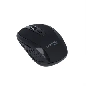 Rato óptico 800/1000/1600 DPI sem fio Wireless 6 botões com scroll - preto