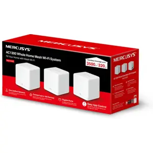 Sistema Mesh Wi-Fi 5 AC1300 - (Pack 3 Unid.) [320m²]