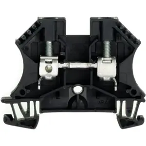 Borne de ligação 0,5-10mm² 1 via para calha DIN - preto - WDU 6 SW