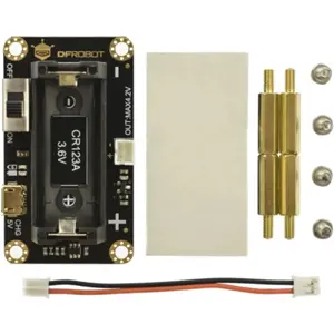 Soporte de pila Li-ion CR123A para micro:Maqueen con circuito de carga