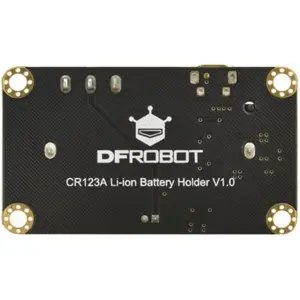 Soporte de pila Li-ion CR123A para micro:Maqueen con circuito de carga