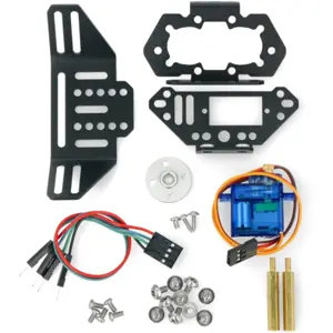 Kit de Bulldozer e apoio de sensores orientável para micro:Maqueen