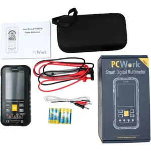 Multímetro Digital (1000Vdc 750Vac 10Aac/dc 100MΩ Cap. Hz/% °C T-RMS Auto-Range NCV)