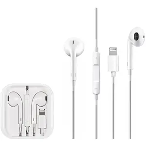 Auriculares earbuds con micrófono c/ ficha Lightning