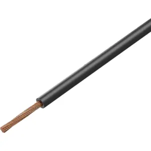 Bobine de fio cobre multifilar 1x2.5mm2 - Preto - 100m