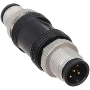 Adaptador M12 5 pinos macho/macho IP68