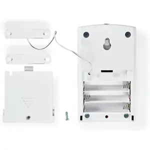 Mini-alarme autónomo sensor de porta e janela c/ PIN