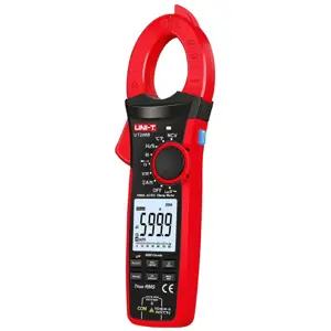 Pinça amperimétrica (1000Aac/dc 1000Vac/dc 60MΩ Cap. Hz/% °C T-RMS Auto-Range Min/Max NCV)