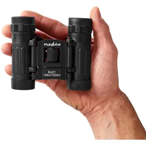Binóculos compactos de viagem 8x21 (128m/1000m)