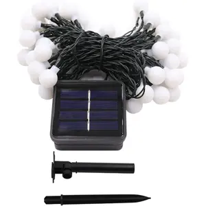 Luzes decorativas LED Solar 30 Bolas multicolor IP65 - 6.5m